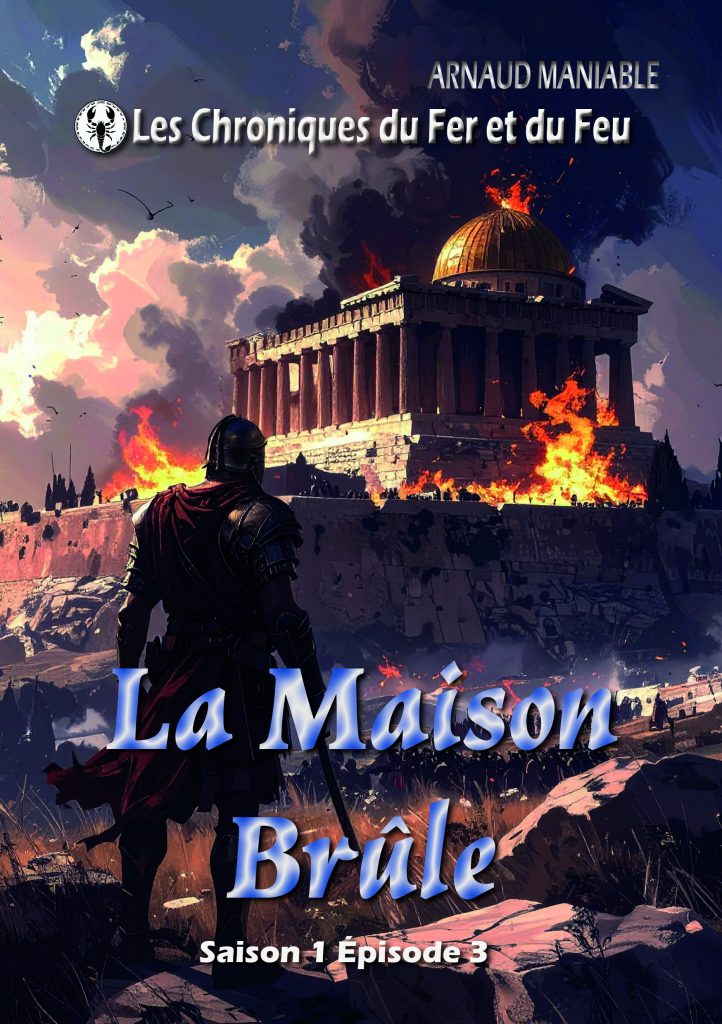La Maison Brûle, un roman de Arnaud Maniable, ep 3 des Chroniques du Fer et du Feu