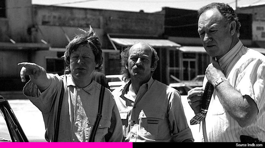 Alan Parker, Peter Biziou et Gene Hackman.