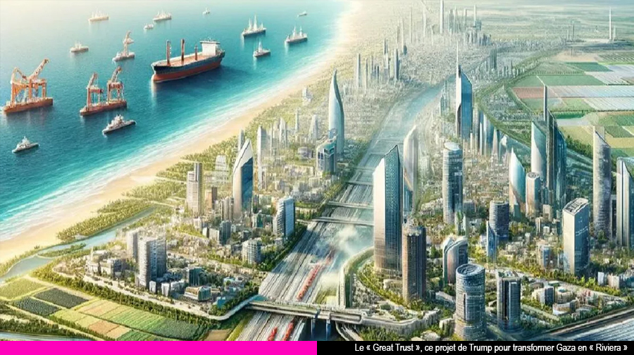 Projet du Great Trust de Donald Trump pour faire de Gaza une Riviera.