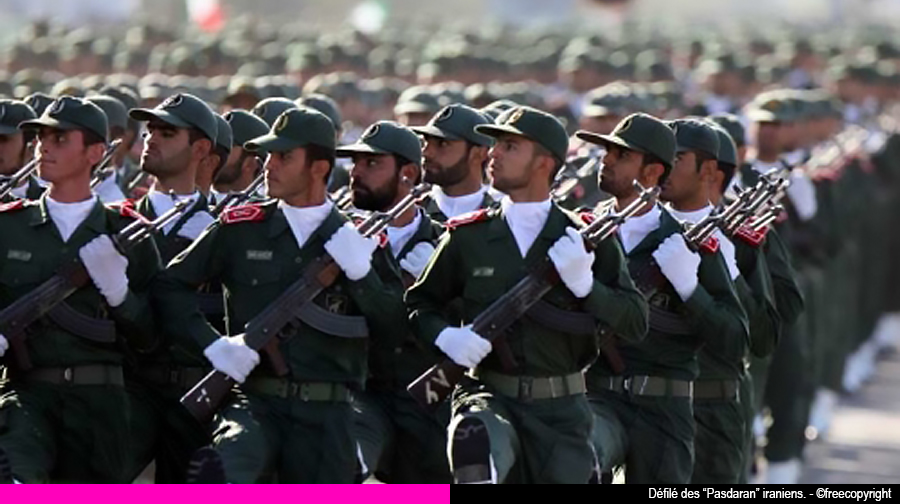 Défilé des “Pasdaran” iraniens.